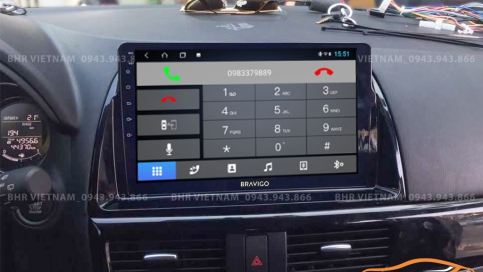 Màn hình DVD Android liền camera 360 xe Mazda CX5 2013 - 2016 | Bravigo Ultimate (4G+64G)  